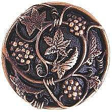 Grapevines Knob, Antique Copper
