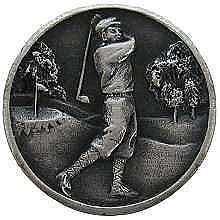 Gentleman Golfer Knob, Antique Pewter