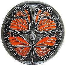 Monarch Knob, Pewter Enameled