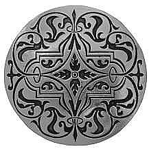 Renaissance Etch Knob, Bright Pewter