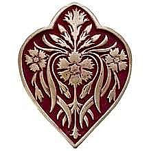 Dianthus Knob, Cayenne & Brass