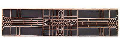 Prairie Tulips Pull, Antique Copper