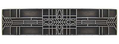 Prairie Tulips Pull, Antique Pewter