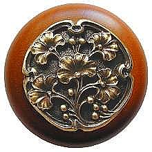 Gingko Berry, Cherry & Antique Brass