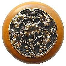 Gingko Berry, Maple & Antique Brass