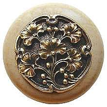 Gingko Berry, Natural & Antique Brass