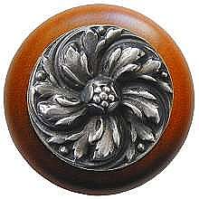 Chrysanthemum, Cherry & Antique Pewter
