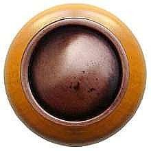 Plain Dome, Maple & Antique Pewter