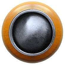 Plain Dome, Maple & Antique Pewter