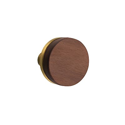 Emtek Select Walnut Knob Door Hardware Set - Multiple Rosette and Finish Options