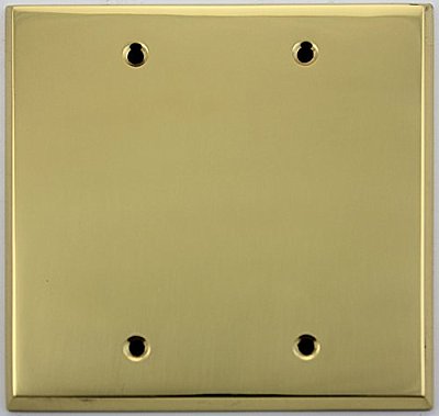 Polished Forged Brass Single Toggle/Duplex Switchplate