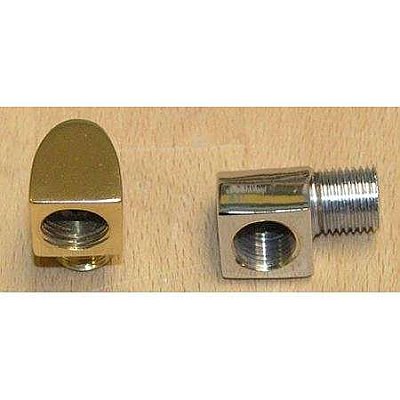 Solid Brass 90 Degree Elbow for "P" Series Shower Enclosures - For Extra Ceiling Mount