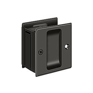 Solid Brass Pocket or Sliding Door Latch - Passage - Multiple Finishes