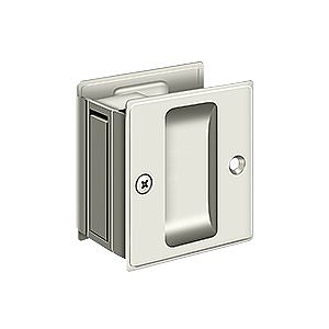 Solid Brass Pocket or Sliding Door Latch - Passage - Multiple Finishes