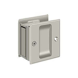 Solid Brass Pocket or Sliding Door Latch - Passage - Multiple Finishes