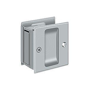 Solid Brass Pocket or Sliding Door Latch - Passage - Multiple Finishes