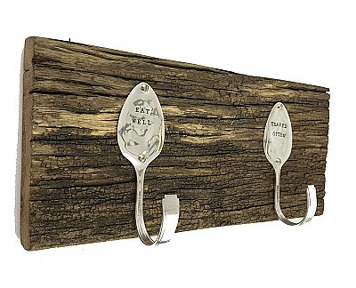 Repurposed Silverplate Spoon Hooks - Eat Well, Travel Often