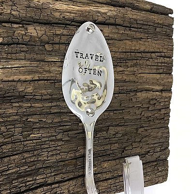 Repurposed Silverplate Spoon Hooks - Eat Well, Travel Often