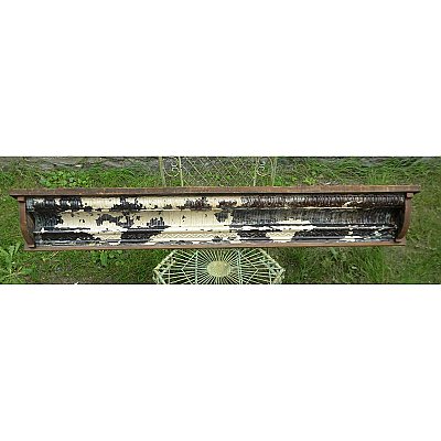 Repurposed Tin Ceiling Wall Shelf