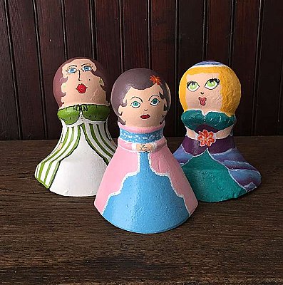 Repurposed Tub Foot Lady Doorstops