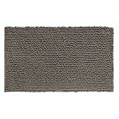 Ultra-Soft Microfiber Frizz Chenille Bath Rug - 20" x 30" - Mocha