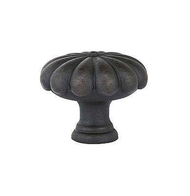 Tuscany Bronze Fluted Cabinet Knob, Small 1", Medium Bronze