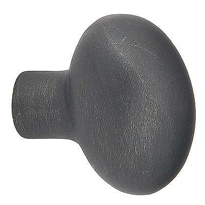 Bronze Egg Cabinet Knob, 1", Medium Bronze