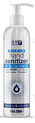 MD Science 70% Alcohol Hand Sanitizer - Tea Tree & Aloe - 8 oz.