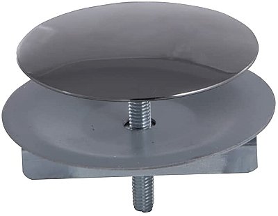 Kingston Brass 2-Inch Sink Faucet Hole Cover - Black Stainless Steel