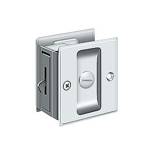 Solid Brass Pocket or Sliding Door Lock - Privacy - Multiple Finishes
