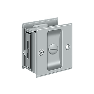 Solid Brass Pocket or Sliding Door Lock - Privacy - Multiple Finishes