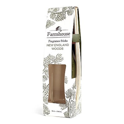 Sweet Grass Farms Reed Diffuser Set - New England Woods