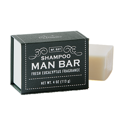 San Francisco Soap Co. Man Bar Fresh Eucalyptus Shampoo