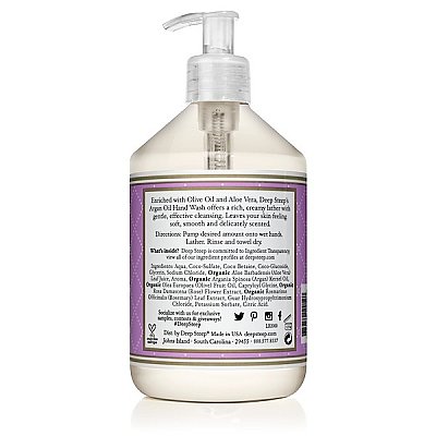 Deep Steep Argan Oil Liquid Hand Soap - Lilac Blossom