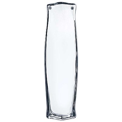 Prairie Push Plate, 12" - Bright Chrome