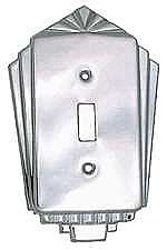 Deco Nickel Switchplates