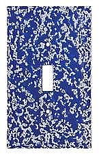 Blue Enamelware Switchplates