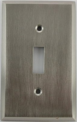 Satin Nickel Single Toggle Forged Switchplate