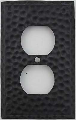 Hammered Black Forged Single Duplex Forged Switchplate