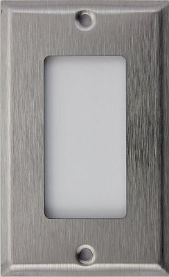 Satin Stainless Single GFCI Switchplate