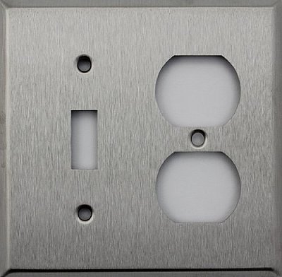 Satin Stainless Toggle / Duplex Switchplate