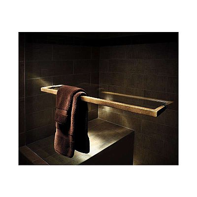 Solid Bronze Rail Towel Bar - 32" - Multiple Finishes Available