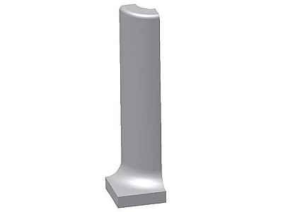 Shoulder Cove Base Ceramic Tile- Outside Corner- 6" - Many glazes available