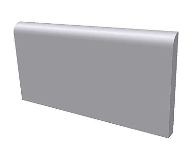 Bullnose Ceramic Tile- Long - 3" x 6" - Many glazes available