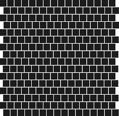 3/4" Unglazed Porcelain Square (Broken Joint) Tile - Designer Series - 24 Colors Available - Sold Per Sheet