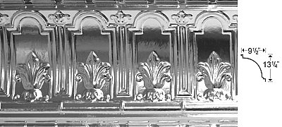 Cornice - 9-1/2" x 9-1/2" x 48"