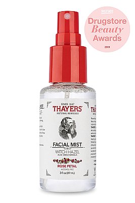 Thayers Alcohol-Free Rose Petal Witch Hazel Toner Facial Mist - 3 oz Travel Size