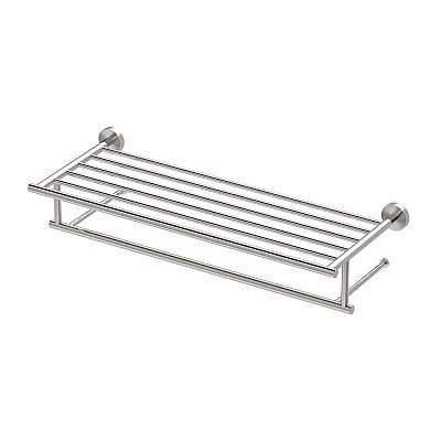 Glam Minimalist Towel Rack - Satin Nickel
