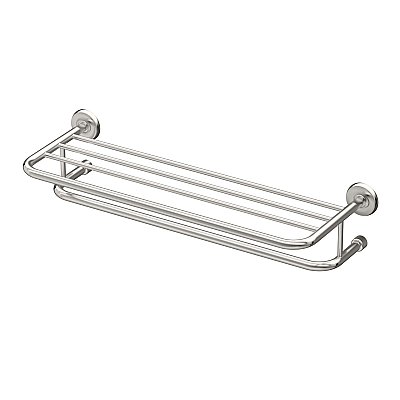 Designer II Towel Rack - Satin Nickel