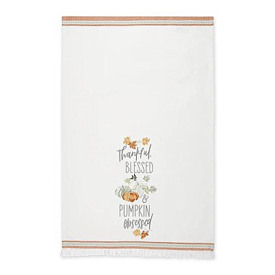 Design Imports Cotton Kitchen Towels - Thankful
